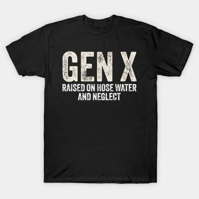 Generation-X Gen Z Retro Nostalgia Cotton Unisex T-shirt