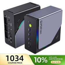 GMKtec K12 Mini PC Gaming Ryzen 7 H 255 32GB DDR5 RAM 2TB SSD Windows 11 Pro