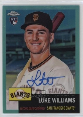 2022 Topps Chrome Platinum Anniversary 135/150 Luke Williams Rookie Auto RC 13ab