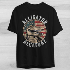 Cool Animal Alligator Alcatraz Everglades Florida Unisex T-Shirt USA Size