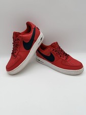 Nike Air Force 1 NBA University Rosso Nero Statement Game Uomo Taglia 8