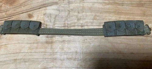 Vintage 1960's 1964 G.I.Joe Hasbro Ammo belt and Clip