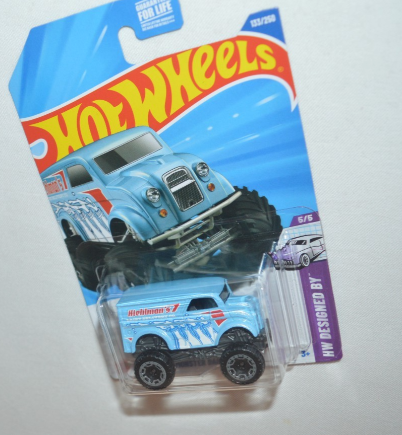HOT WHEELS 2025 HW DESIGNED BY 5/5 - MONSTER DAIRY DELIVERY BLUE