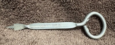 Vintage Advertising Crown City Dairy Co. Fair Oaks 2234 Milk Bottle/Cap Opener