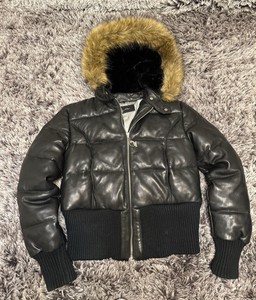 Y2K fur bomber down Parker フライトジャケット Y2k Fur Jacket | eBay