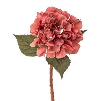 Artplants KüNstliche Hortensie Treasy, Altrosa, 35Cm