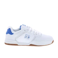 DC Central ADYS100551-WBL Mens White Leather Skate Inspired Sneakers Shoes
