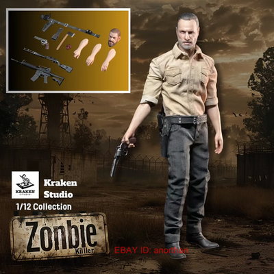 Kraken Studio The Walking Dead Rick Grimes 1/12 Action Figure Toys
