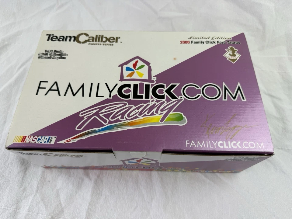 Team Caliber NASCAR Kevin LaPage 16 Model Car Family Click Diecast 1:24 COA Box - Image 3 of 4