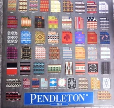 2010 Pendleton Woolen Mills Store Display Poster 22" x 28" Blanket Collection
