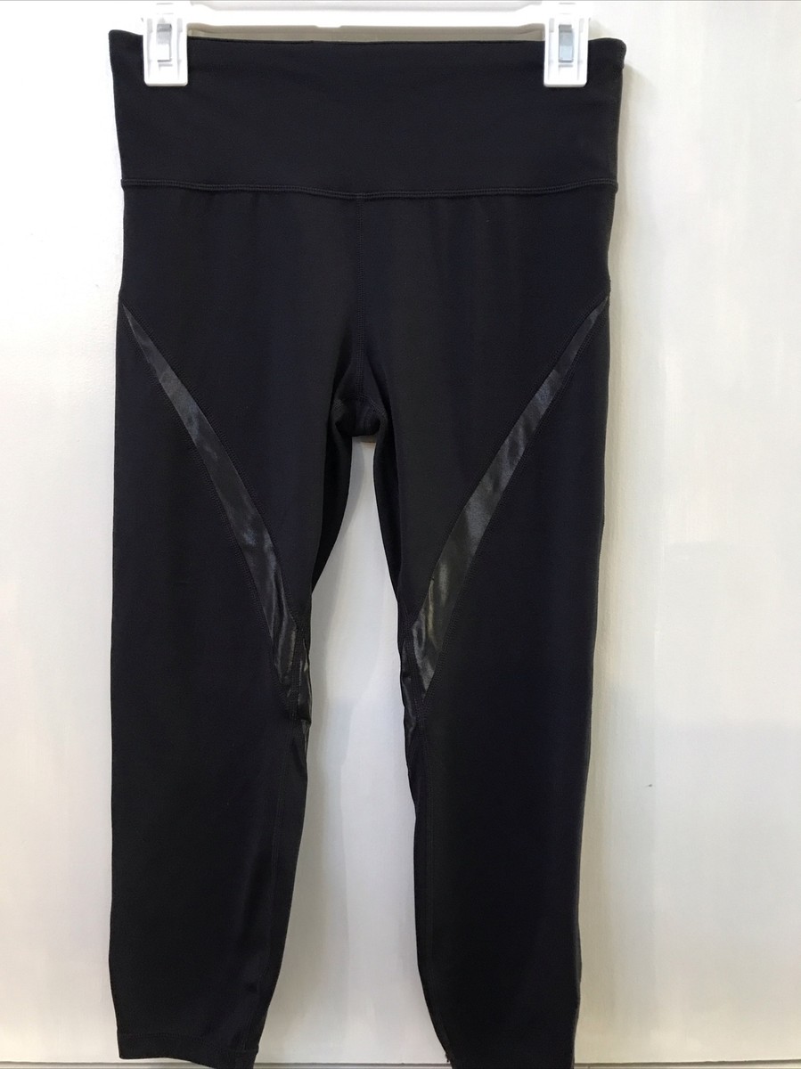 Women’s Gap Fit Eclipse Cropped Leggings Black Size S Petite