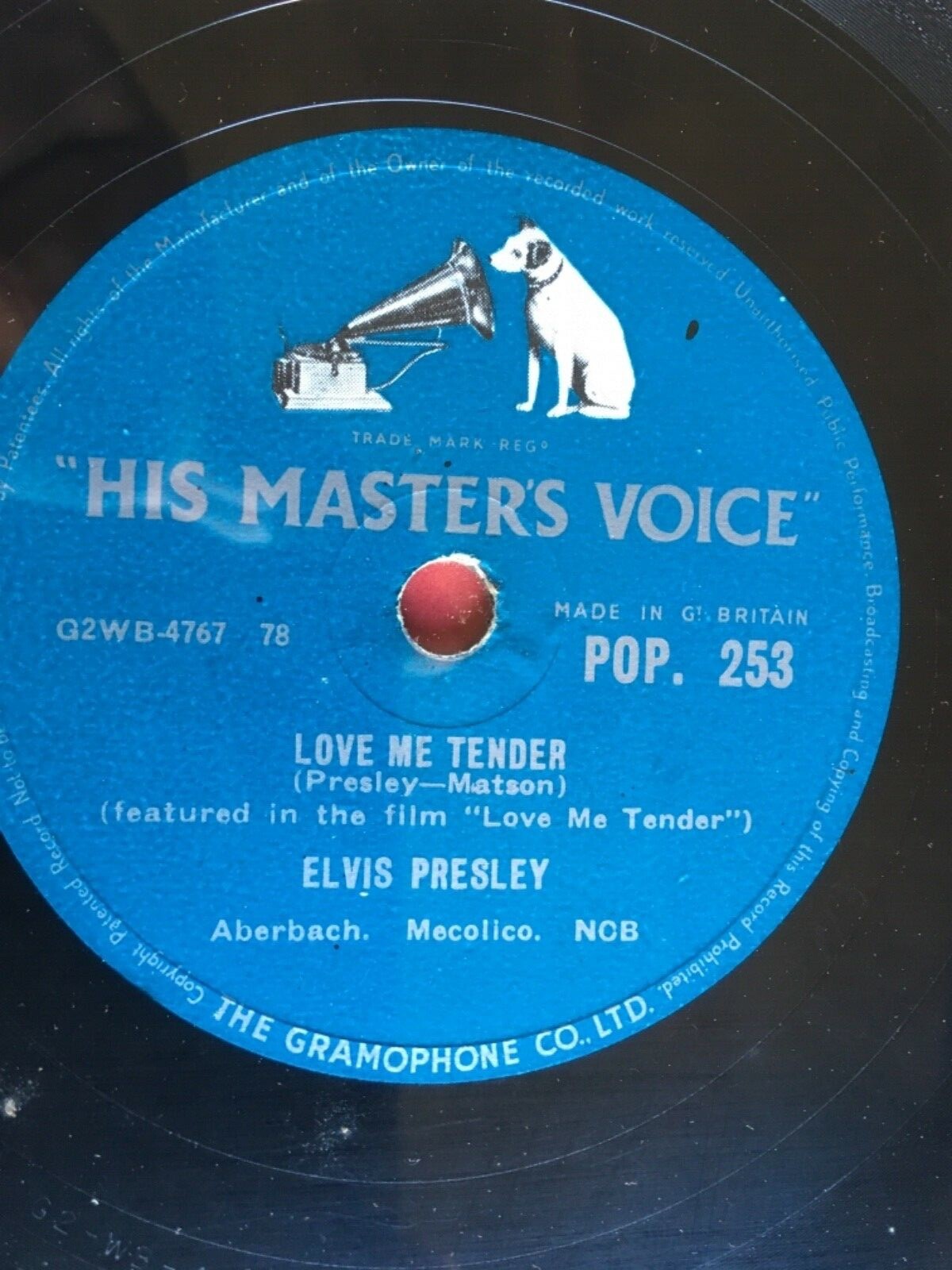 Elvis Picture with 78 record PRICE DROP eBay