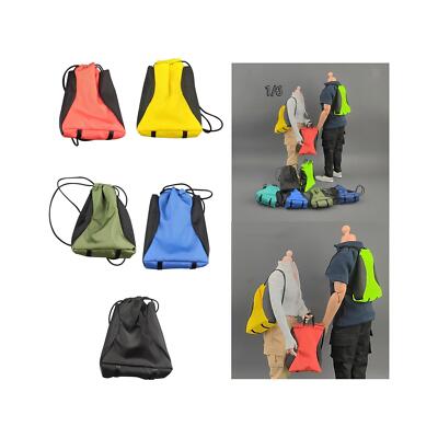 1/6 Soldat-Rucksack. 1/6 Miniatur-Puppen-Rucksack für 12-Zoll-Actionfiguren