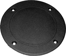 T-H Marine SDP-1-DP Screw Down Deck Plates, 5-5/8" - Black