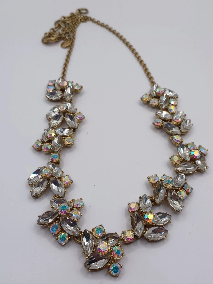 Jeweled statement best sale necklace