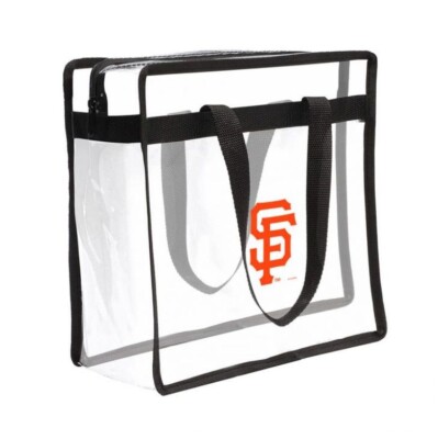 MLB Baseball San Francisco Giants Clear Square Ballpark Tote / Bag