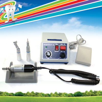 Dental Marathon Mikromotor Micromotor mit Handstück Winkelstück für Zahntechnik