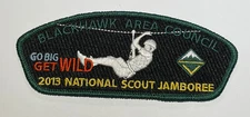 Blackhawk Area Council JSP 2013 National Jamboree Boy Scout Patch CF2