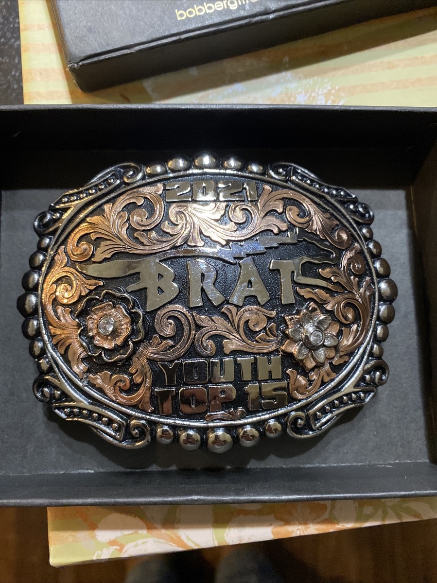 Rodeo Trophy Buckle Bob berg Western Belt Buckle Make Offer  display picture 2