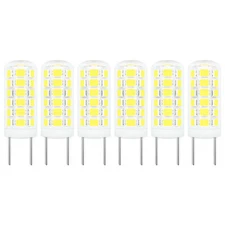 6pcs G8 LED Bulb 110V 39-2835 3W Daylight White 6000K Glass Protection Light #H