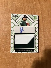 2023 Leaf Perfect Game - Ethan Schiefelbein - Green Jumbo Patch Auto #d /10