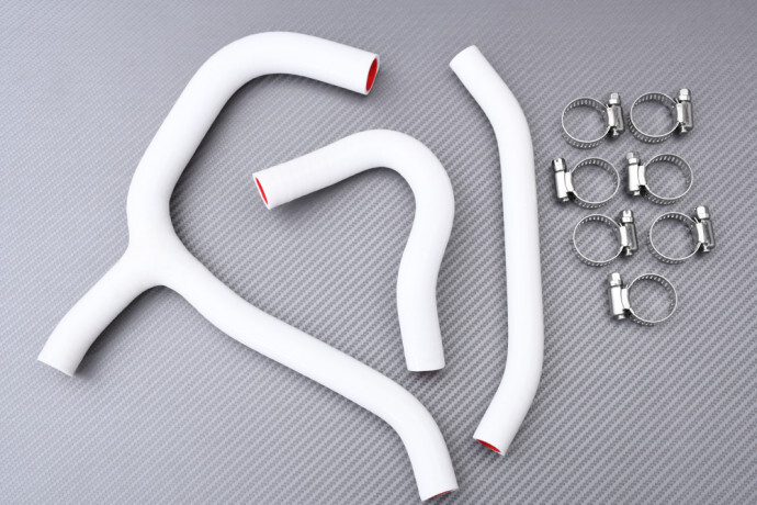 Kit durite radiateur Honda CRF 250 R blanc pour éviter la surchauffe moteur 2016-17