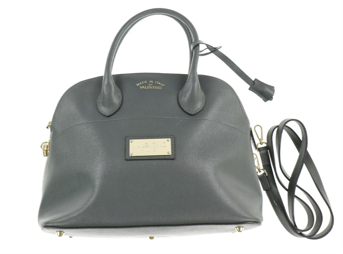 Valentino By Mario Valentino 243444 Womens Satchel Bag Gray