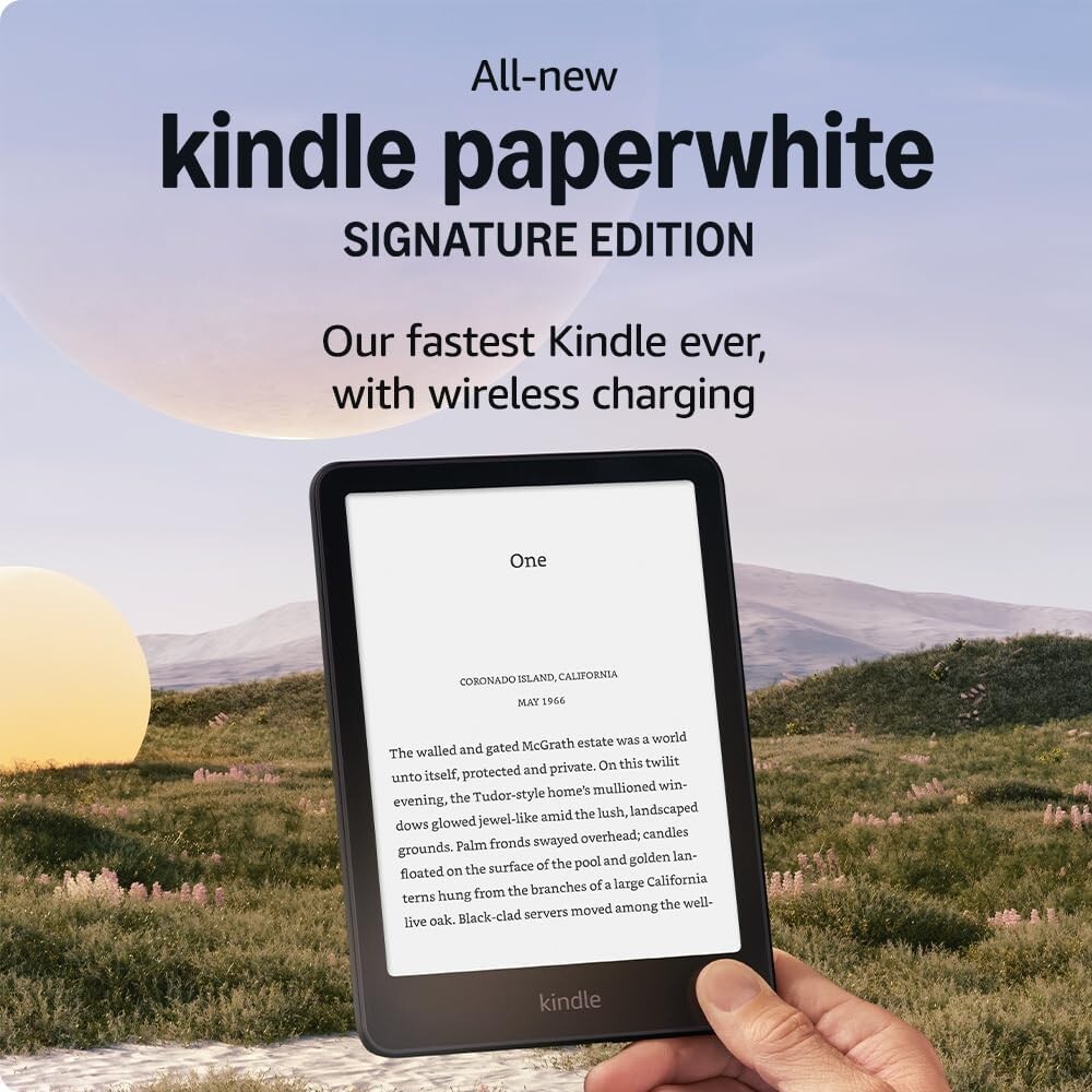 Amazon Kindle Paperwhite Signature Edition 11th Gen 32GB, Wi-Fi
