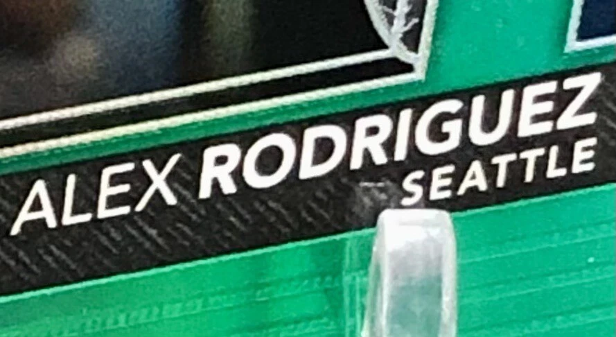 2023 Panini The National Alex Rodriguez /25 BLUE/ YELLOW/ GREEN PRIZM SSP No. 57 - Image 3 of 4