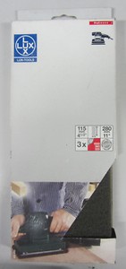 <span>LUX 3PZ fogli foglio in fibra abrasiva x levigatrie grana 1500 </span> (4007871024308)