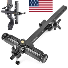Recurve Bow Sight 1 Pin Aluminum 9" Adjustable Archery Hunting Bow Target Sports
