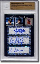 Jordan Schafer Cole Rohrbough JULIO TEHERAN Autograph Rookie Auto BGS #/5