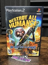 Destroy All Humans CIB - PlayStation 2 PS2 -Cleaned, Tested Works