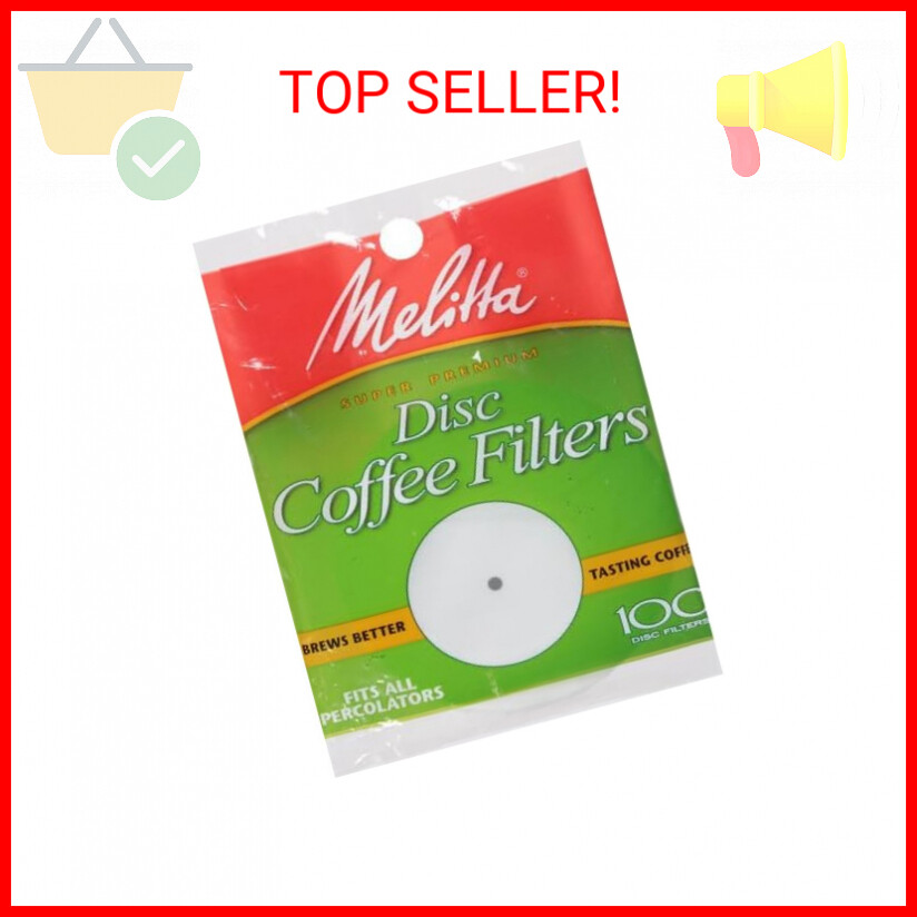 Melitta 3.5 Percolator Disc Coffee Filters, White, 100 Count eBay