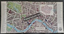 Nostalgie Faltkarte LONDON Poster Vintage Wan...