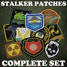 STALKER Video Game • Complete Faction Patch Set • NEW • Made in USA