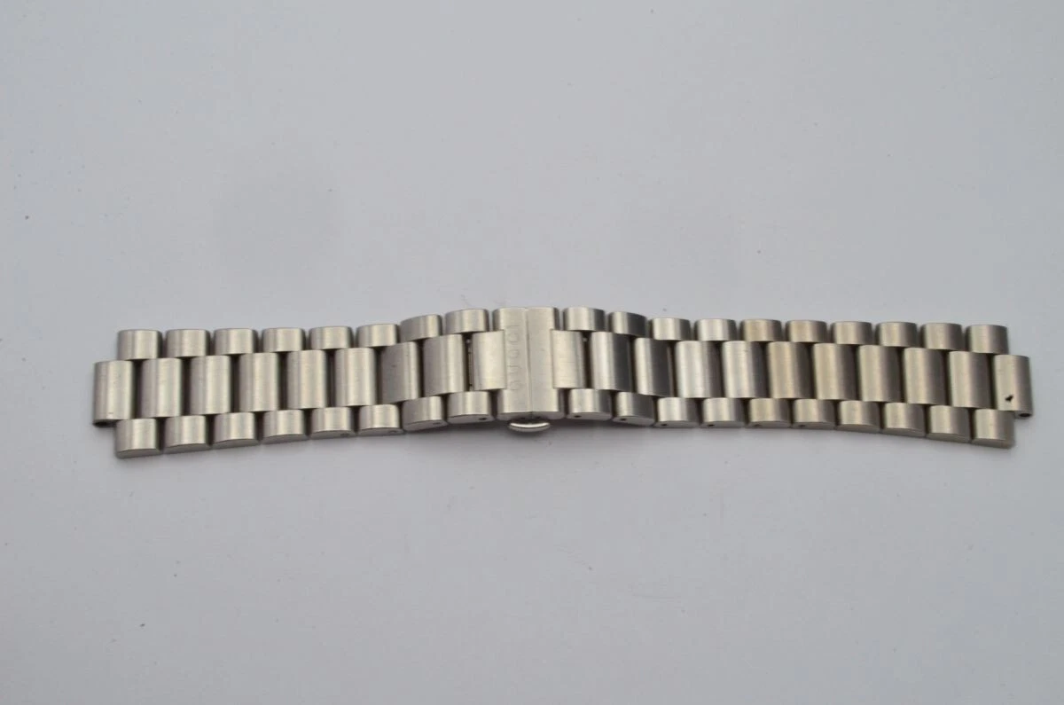 GUCCI VINTAGE STAHL ARMBAND 22MM FÜR DIVE HERREN UHR QUARTZ 2