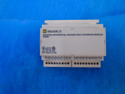 NEW SQUARE D MODIFIED DIFFERENTIAL GROUND FAULT INTERFACE MODULE S48891 48155-33
