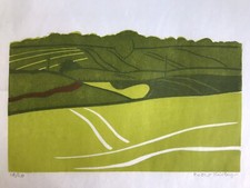 Limited edition print 14/20 'Red Earth' Peter Kirley 2013