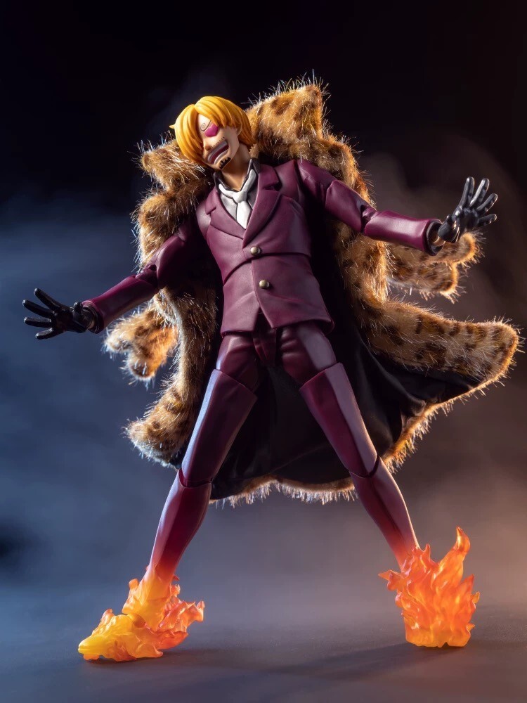 家具 sanji Sanji Standing With Fire In One Leg PVC Action figure [32 cm