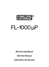 High-res scans of the very rare service manual for Eumig FL-1000μP cassette deck