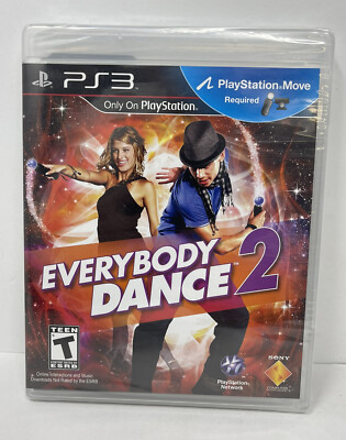 Everybody Dance 2 Playstation 3 PS3 PlayStation Move required Game New Sealed