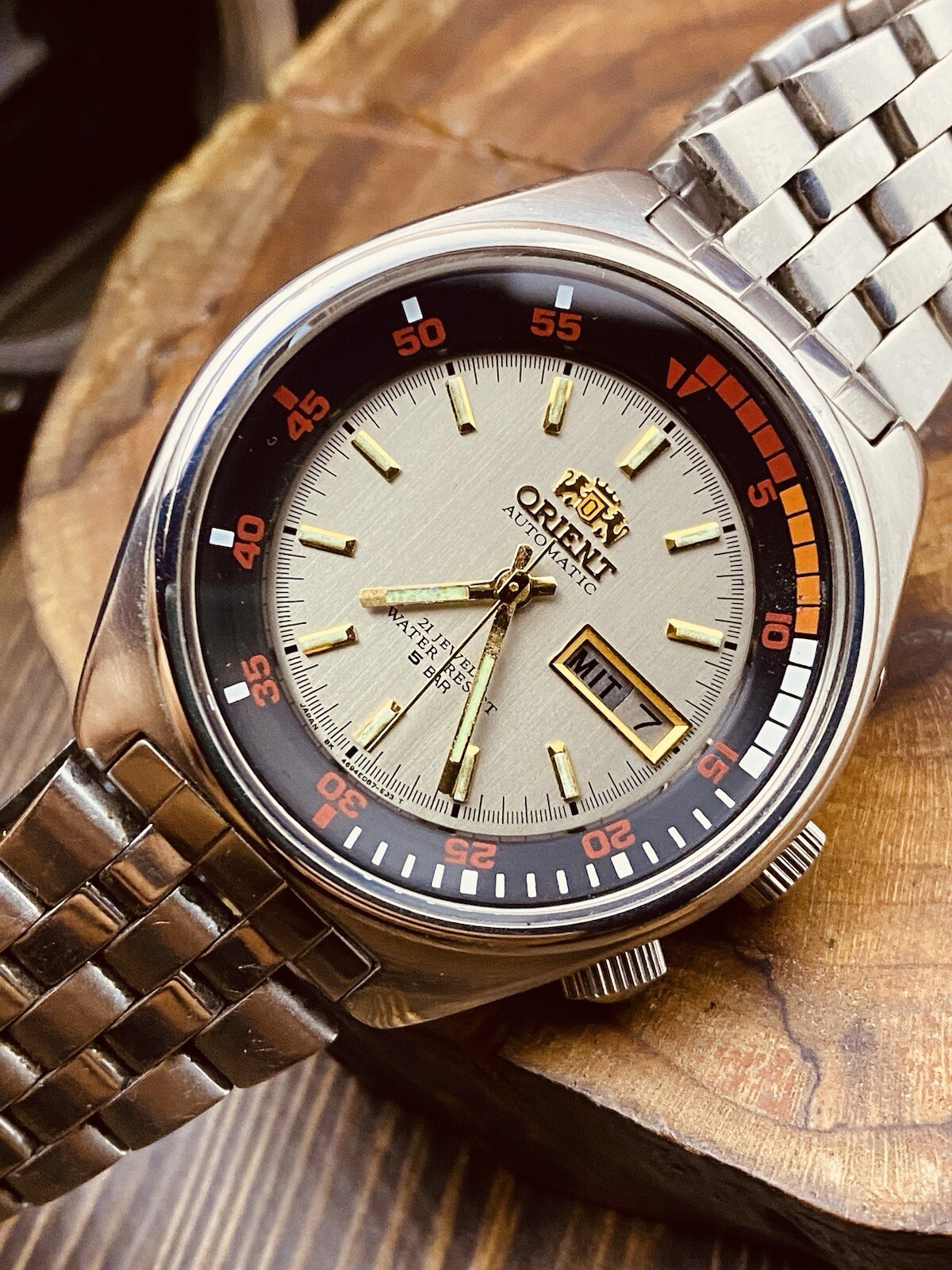 Orient Day/Date World Timer Automatic 46943 CA Me… - image 17