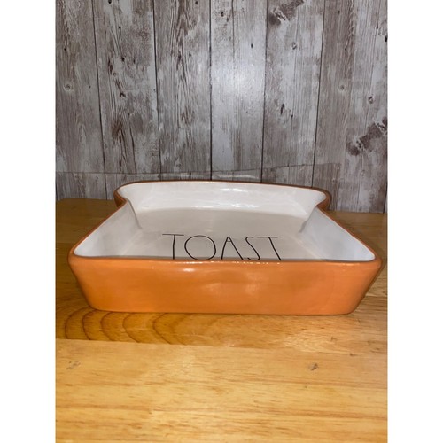 Rae Dunn Ceramic Toast Breakfast Brunch Platter Dish Plate Home Decor - Picture 3 of 8