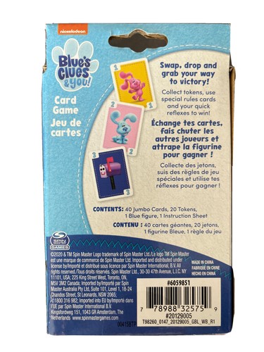 Nickelodeon Blue’s Clues & You Kartenspiel mit blauer Figur - Bild 2 von 3