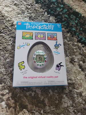 The Original Tamagotchi Gen 2 Virtual Pet White & Green Sealed New