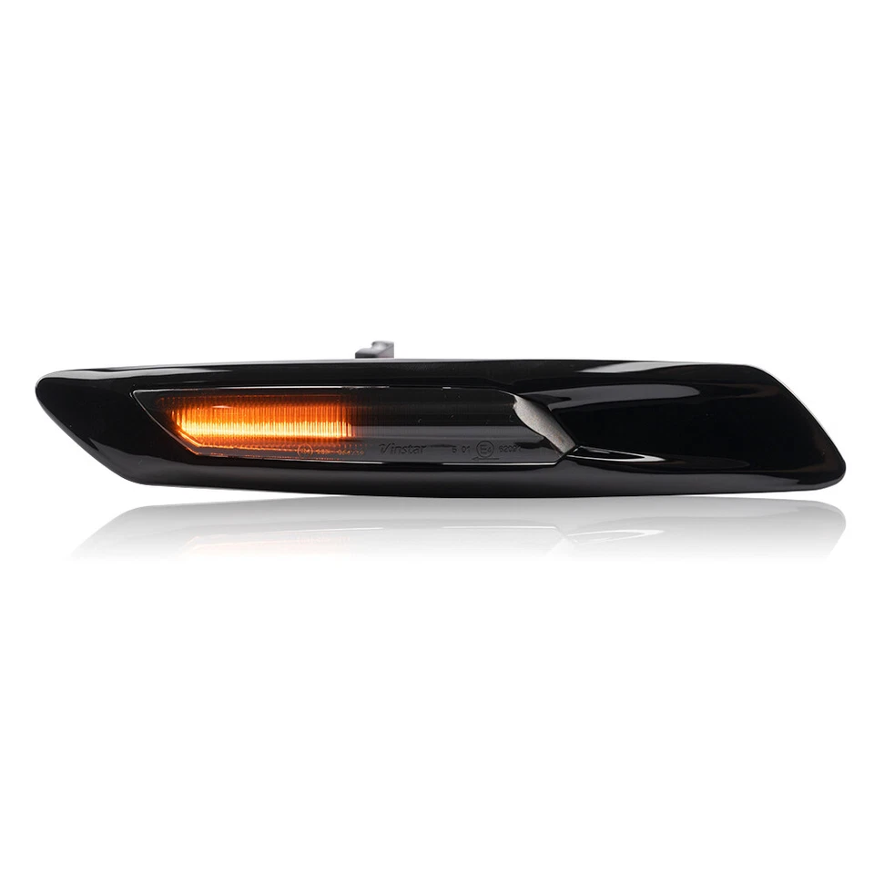2x Dynamic LED Side Marker Fender Turn Signals - Fits BMW 5-Series F10/F11 LCI - Image 4 of 4