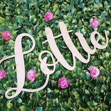 Large Wooden Name Wall Sign Nursery Wall Decor Plaque Word - Personalised Big