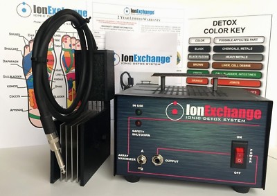 IonExchange Detox Ion Ionic Foot Bath Foot Detox Spa Cleanse Machine!