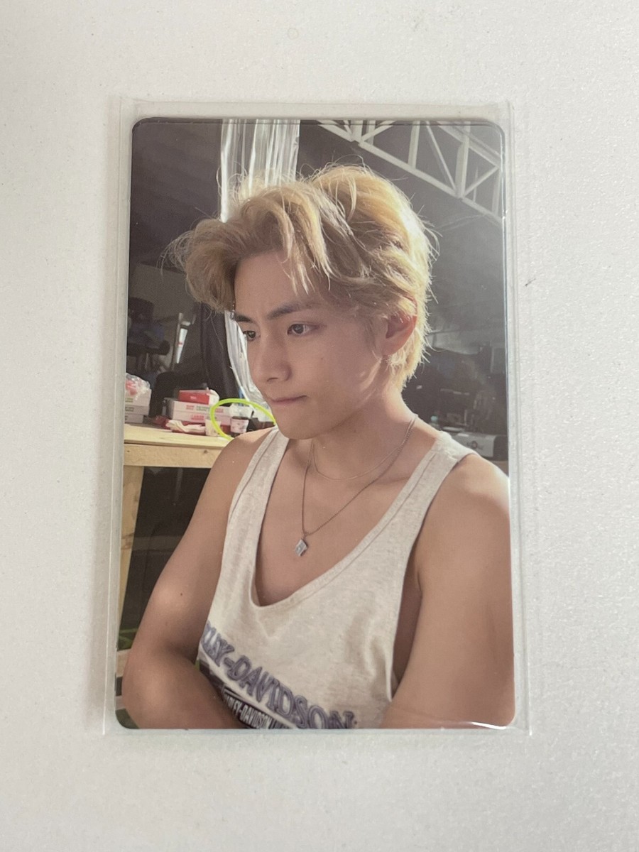 BTS V SOLO ALBUM Layover LUCKYDRAW PHOTO CARD PC M2U POWERSTATION